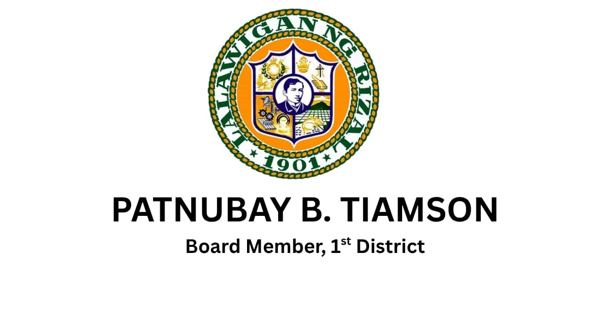 Office of Board Member Patnubay B. Tiamson